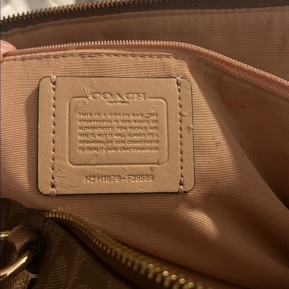 Coach Signature Print Tote - Picture 6 of 13